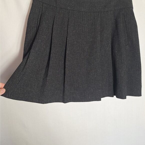 Gap Womens Pleated Mini Skirt Gray Classic Pleated Size 8 - Picture 5 of 11